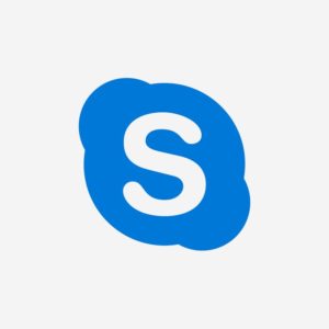 ecran visioconférence avec Skype