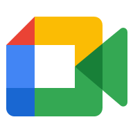 Google Meet sur un écran de visio